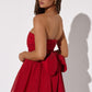 Katrina Mini Dress - Red Sparkle