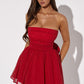 Katrina Mini Dress - Red Sparkle