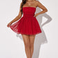 Katrina Mini Dress - Red Sparkle