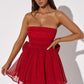 Katrina Mini Dress - Red Sparkle