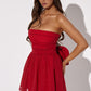 Katrina Mini Dress - Red Sparkle