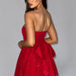 Katrina Mini Dress - Red Sparkle