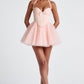 Keely Mini Dress - Soft Peach