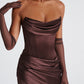 Kensington Maxi Dress - Plum Brown