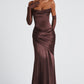 Kensington Maxi Dress - Plum Brown