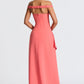 Khalesia Maxi Dress - Coral Pink