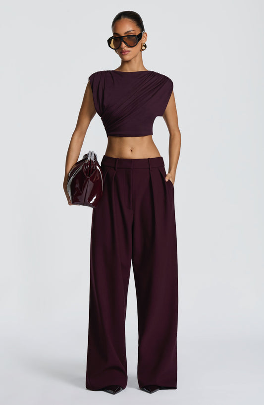 Kirsty Pants - Plum