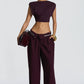 Kirsty Pants - Plum