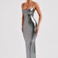 Kyranni Maxi Dress - Gunmetal
