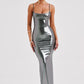 Kyranni Maxi Dress - Gunmetal