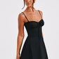 Lacey Mini Dress - Black