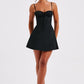 Lacey Mini Dress - Black