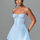 Lacey Mini Dress - Blue