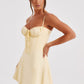 Lacey Mini Dress - Lemon