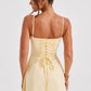 Lacey Mini Dress - Lemon