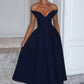 Lanetta Midi Dress - Navy