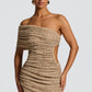 Laverna Midi Dress - Beige