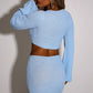 Leia Mini Skirt - Baby Blue