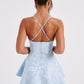 Leila Playsuit - Blue