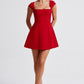Lena Mini Dress - Red
