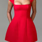 Lena Mini Dress - Red