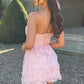 Leona Mini Dress - Blush