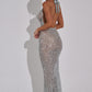Lorena Maxi Dress - Silver