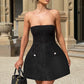Lottie Mini Dress - Black