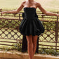 Lotus Mini Dress - Black