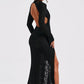 Lourdes Maxi Dress - Black