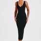 Lucinda Midi Dress - Black