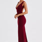 Lucinda Midi Dress - Burgundy