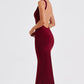 Lucinda Midi Dress - Burgundy