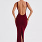 Lucinda Midi Dress - Burgundy