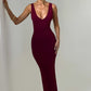 Lucinda Midi Dress - Burgundy
