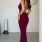Lucinda Midi Dress - Burgundy