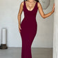 Lucinda Midi Dress - Burgundy