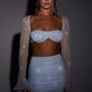 Maisie Crop - Baby Blue Sparkle