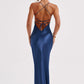 Malika Maxi Dress - Navy