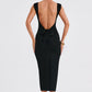 Malina Midi Dress - Black