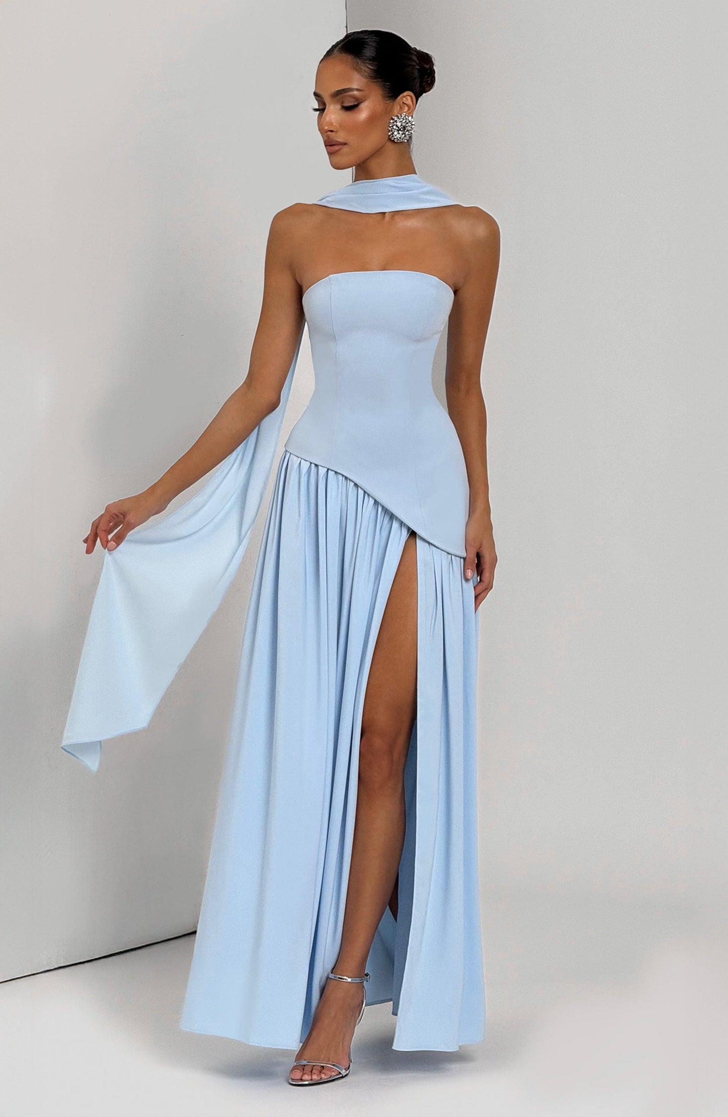 Maliyah Maxi Dress - Baby Blue