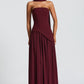 Maliyah Maxi Dress - Cherry Lacquer