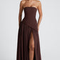 Maliyah Maxi Dress - Plum Brown