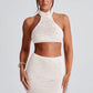 Margot Halter Top - Ivory