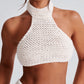 Margot Halter Top - Ivory