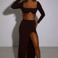 Mariana Maxi Skirt - Chocolate