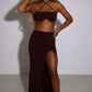 Mariana Maxi Skirt - Chocolate