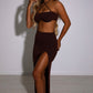 Mariana Maxi Skirt - Chocolate