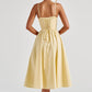 Mariella Midi Dress - Lemon