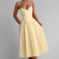 Mariella Midi Dress - Lemon